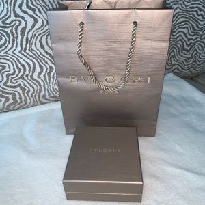 Bvlgari jewelry bag & box